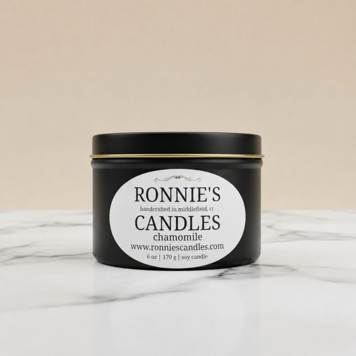 Chamomile 100% Soy Candle - Ronnie's Candles LLC