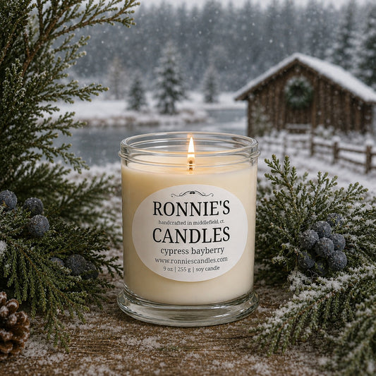 Cypress and Bayberry 100% Soy Candle