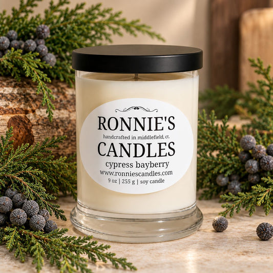 Cypress and Bayberry 100% Soy Candle