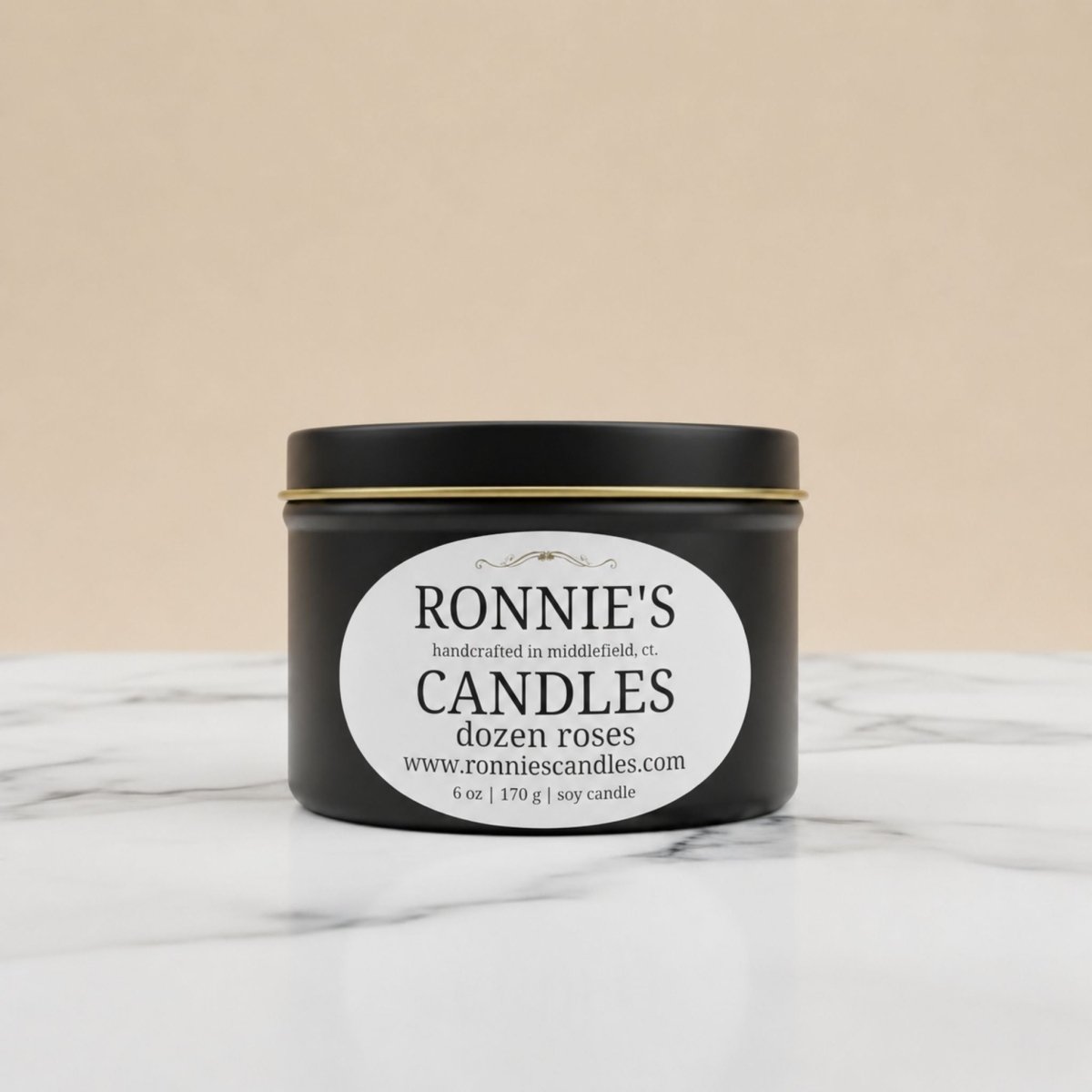 Dozen Roses 100% Soy Candle - Ronnie's Candles LLC
