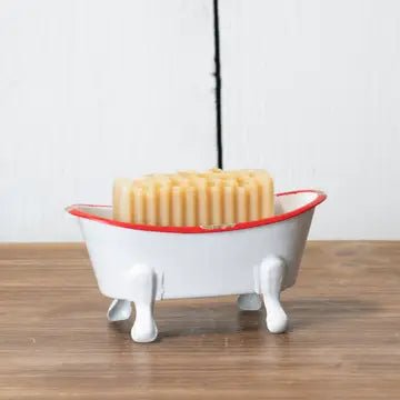 Cute and practical soap dish, perfect for organizing and enhancing bathroom decor efficiently.