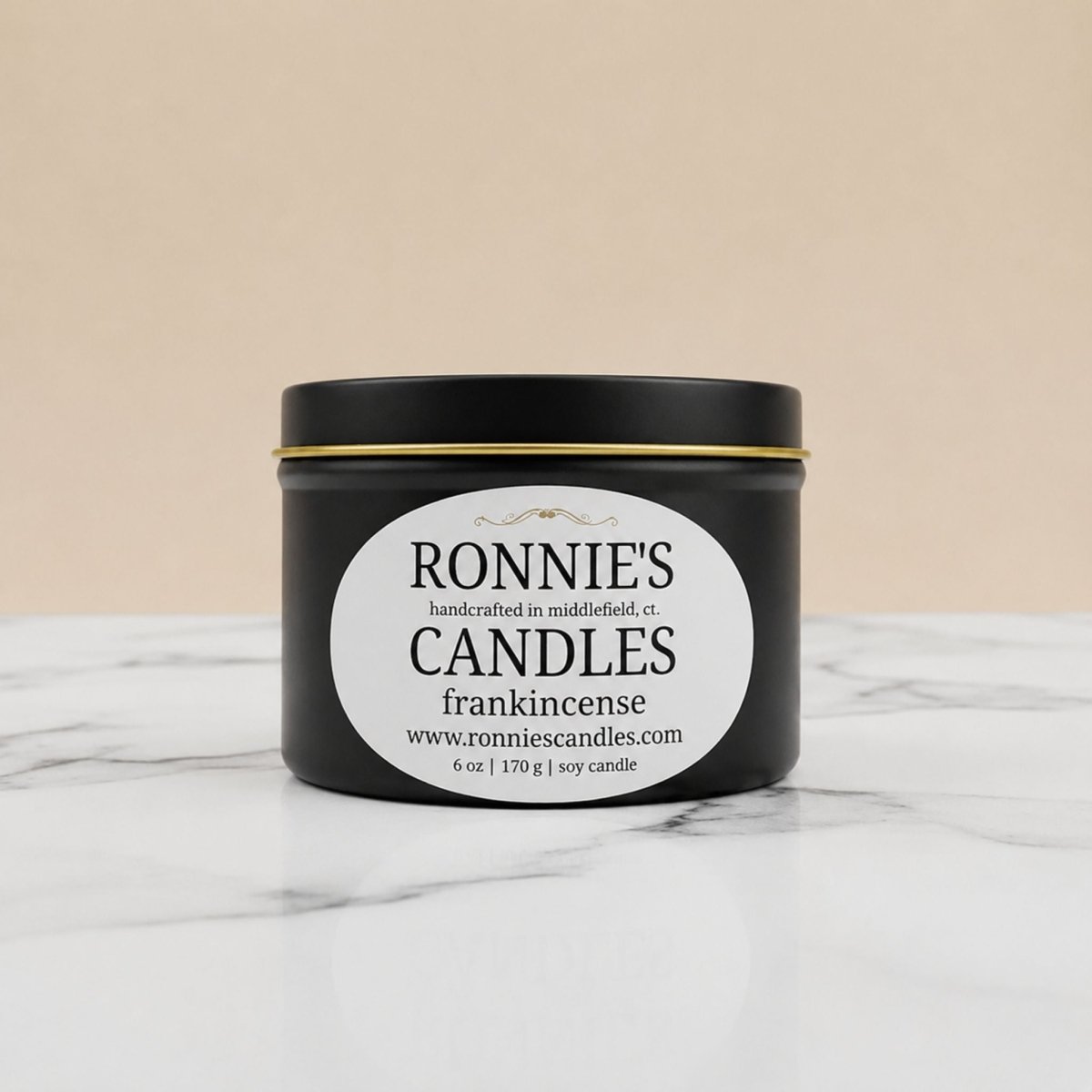 Frankincense and Myrrh 100% Soy Candle - Ronnie's Candles LLC