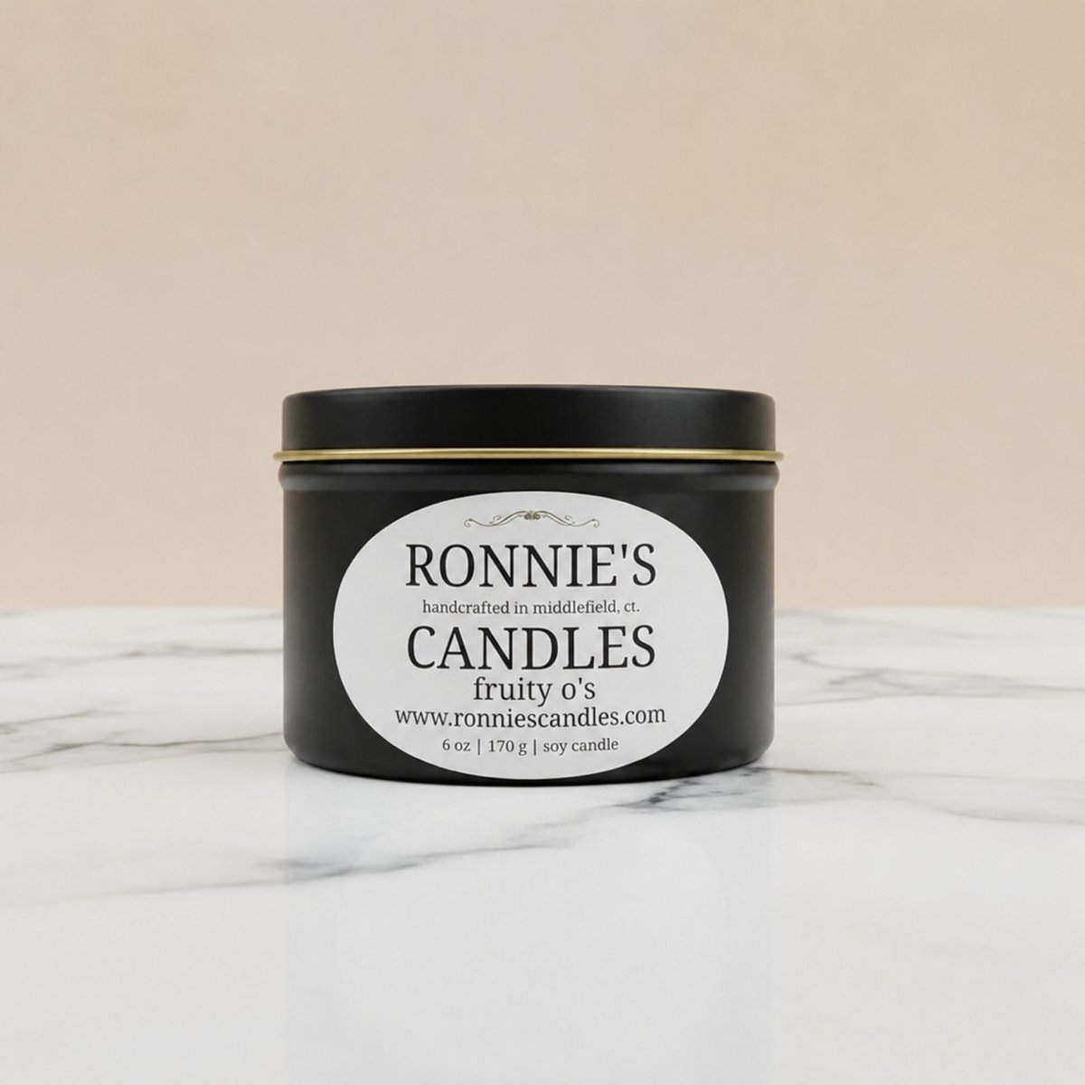 Fruity O's 100% Soy Candle - Ronnie's Candles LLC