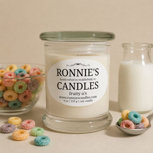 Fruity O's 100% Soy Candle - Ronnie's Candles LLC