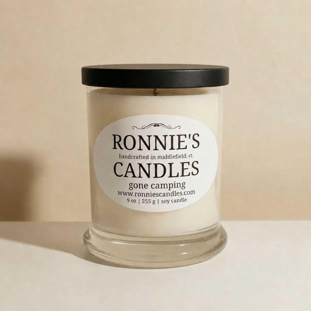 Gone Camping 100% Soy Candle - Ronnie's Candles LLC