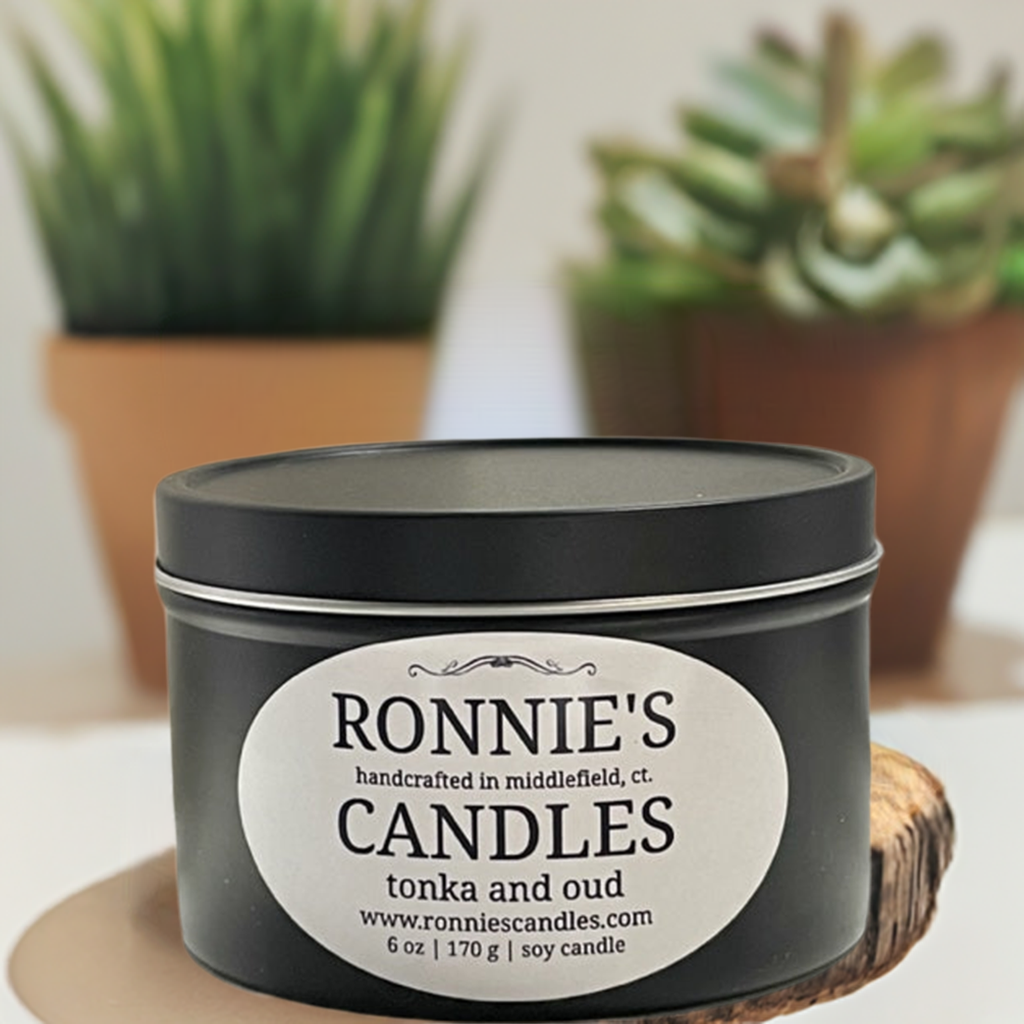 Tonka and Oud 100% Soy Candle