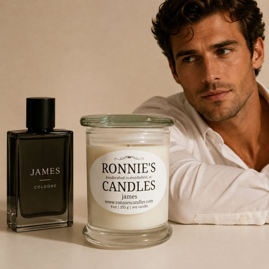 James 100% Soy Candle - Ronnie's Candles LLC