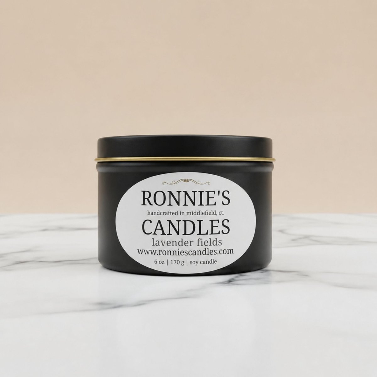 Lavender Fields 100% Soy Candle - Ronnie's Candles LLC