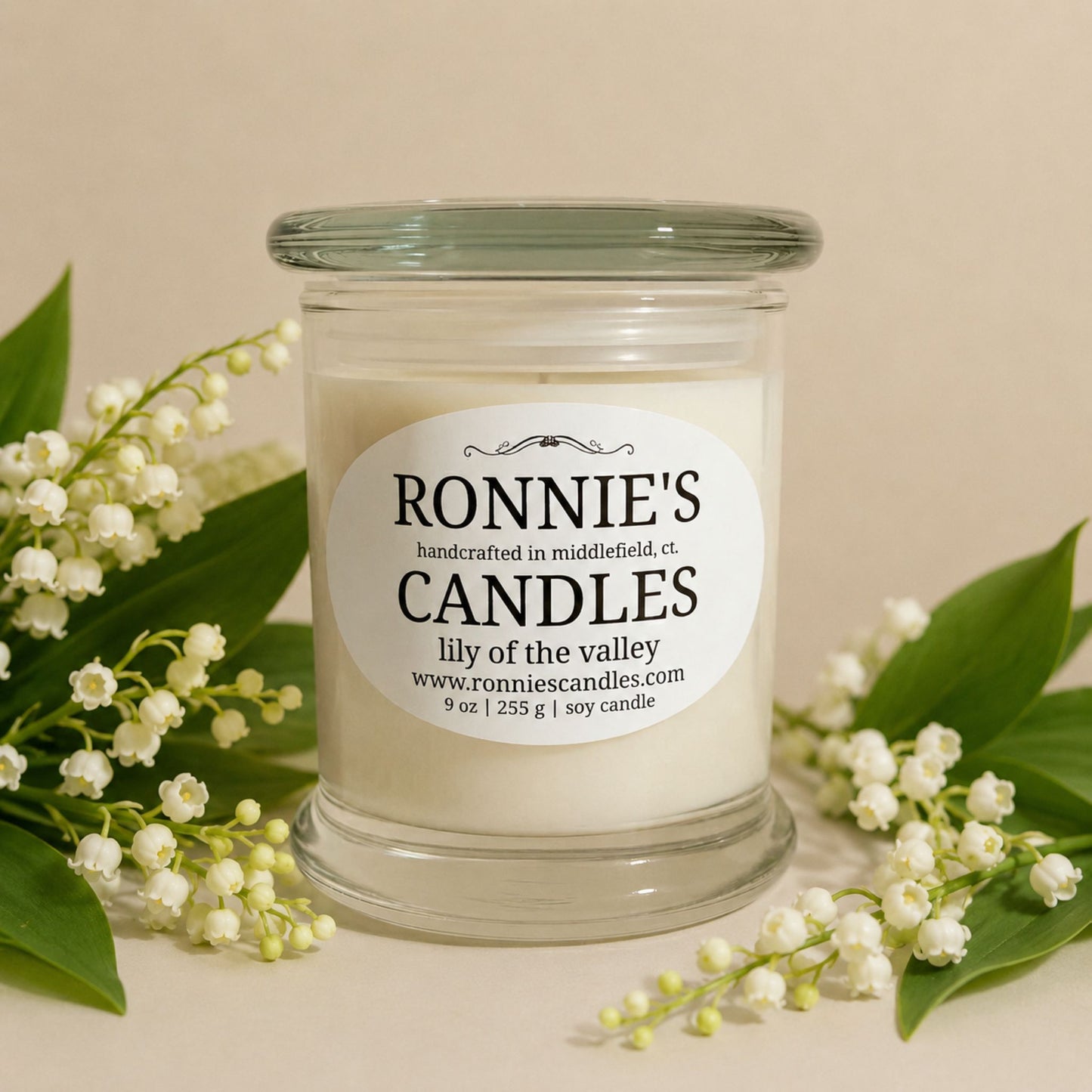 Lily of the Valley 100% Soy Candle