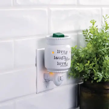 Pluggable Wax Warmer Live Laugh Love