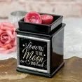 Electric wax melter flameless design for safe, effective melting of wax melts in any setting. wax warmer