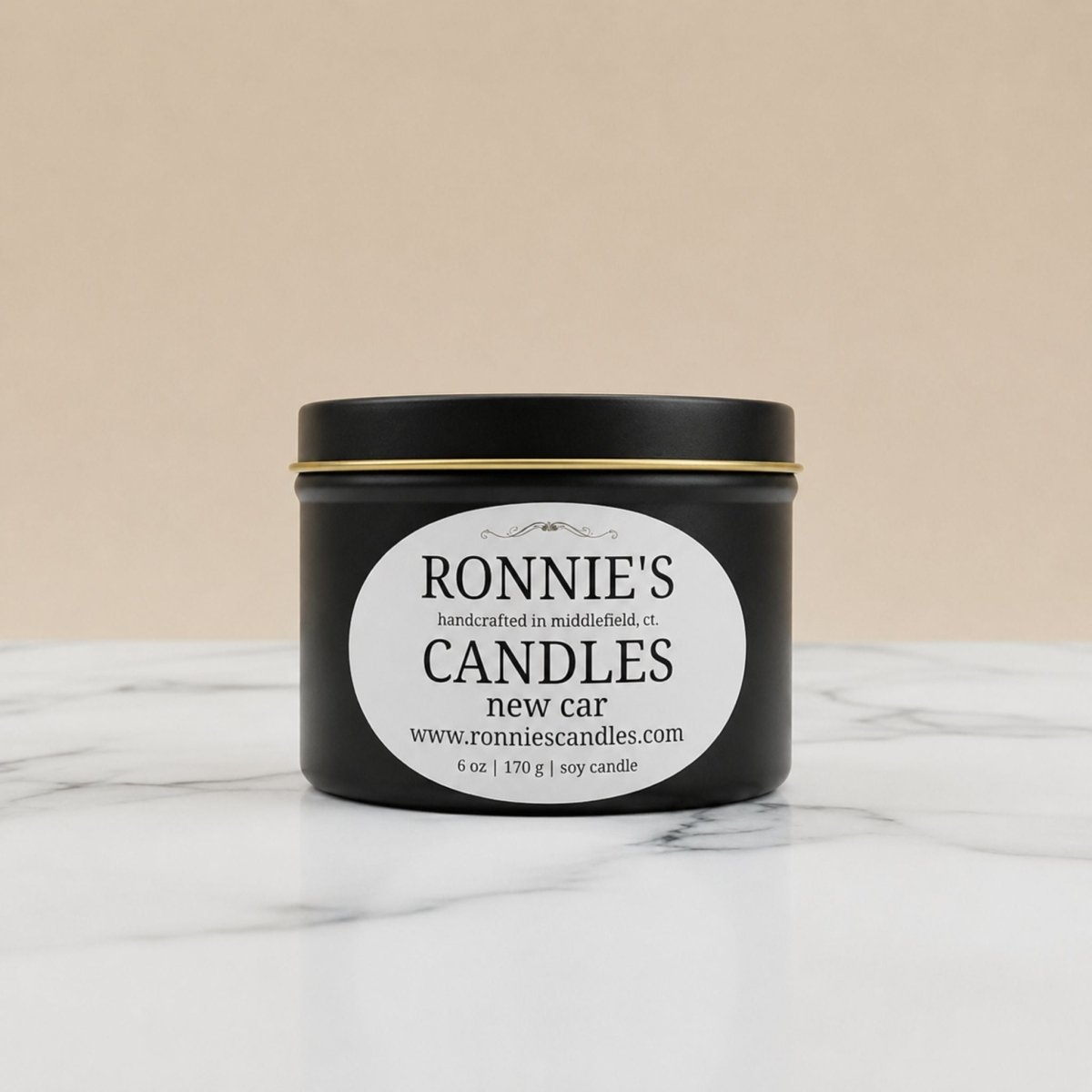New Car 100% Soy Candle - Ronnie's Candles LLC