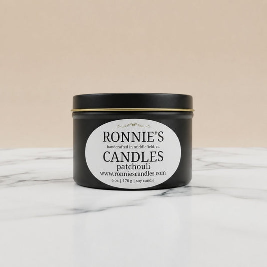 Patchouli 100% Soy Candle - Ronnie's Candles LLC