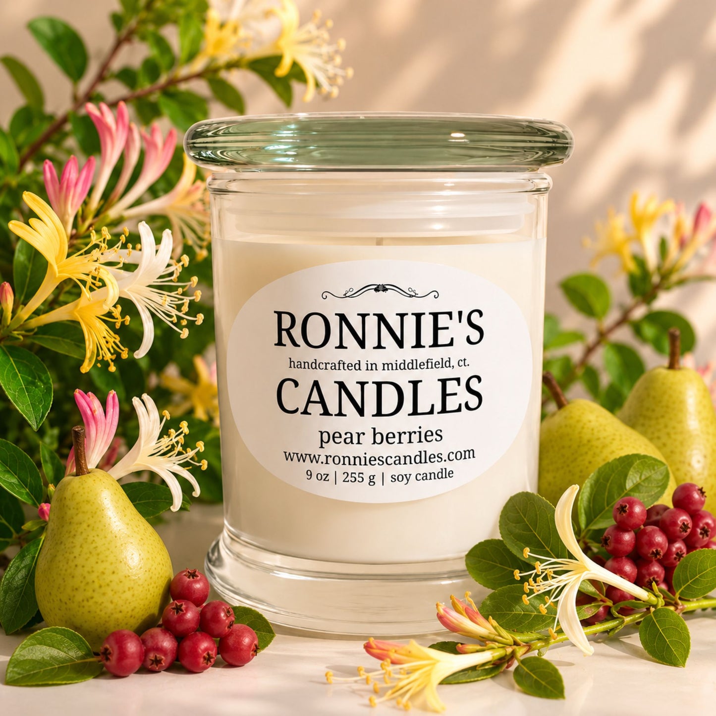 Pearberry 100% Soy Candle