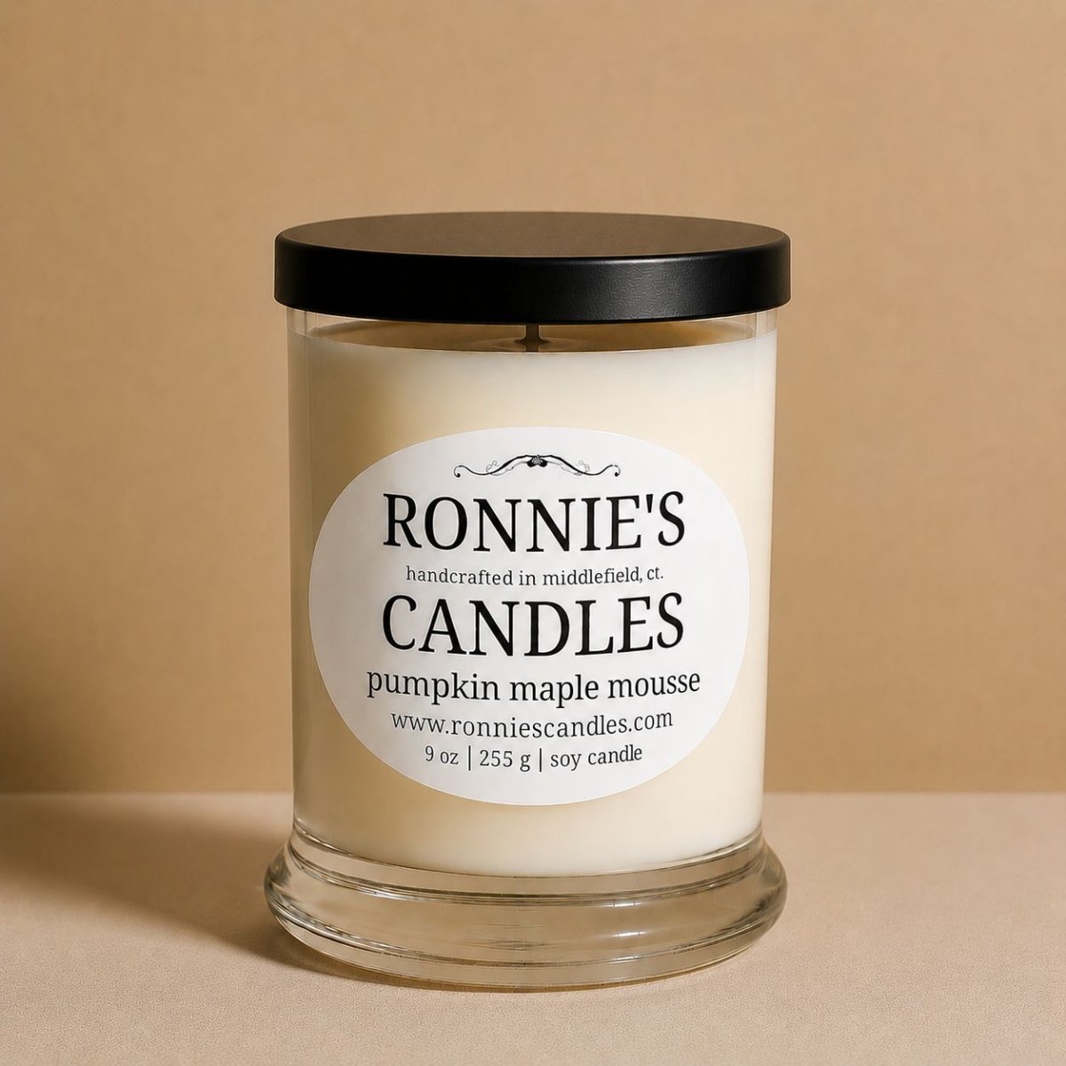 Pumpkin Maple Mousse 100% Soy Candle