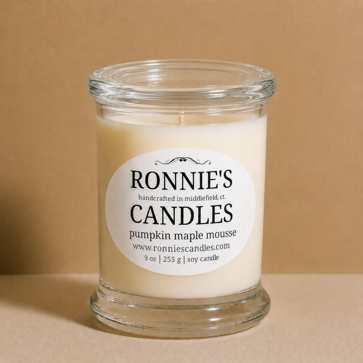 Pumpkin Maple Mousse 100% Soy Candle