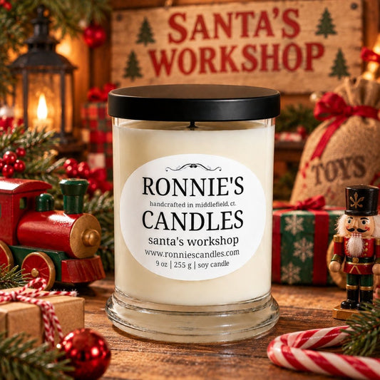 Santa's Workshop 100% Soy Candle - Ronnie's Candles LLC