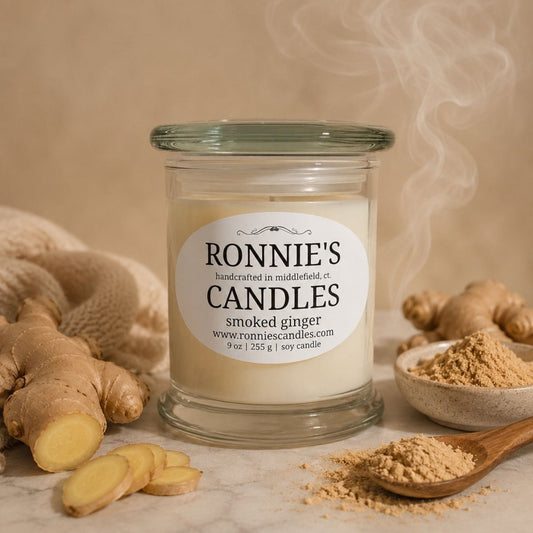 Smoked Ginger 100% Soy Candle - Ronnie's Candles LLC