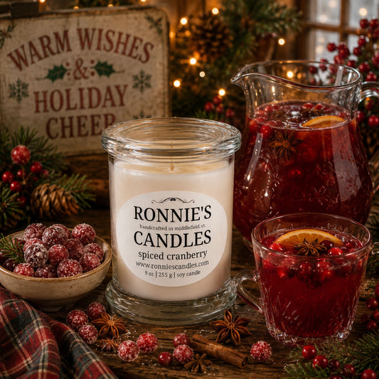 Spiced Cranberry 100% Soy Candle