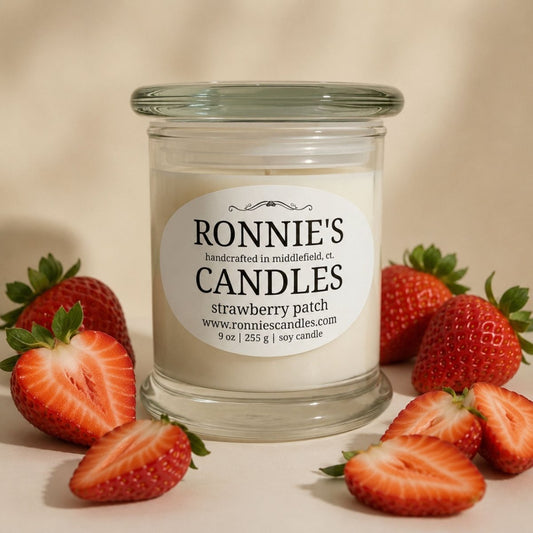 Strawberry Patch 100% Soy Candle - Ronnie's Candles LLC