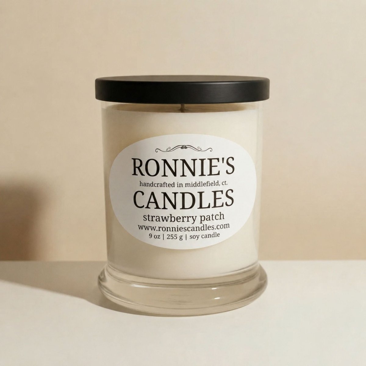 Strawberry Patch 100% Soy Candle - Ronnie's Candles LLC