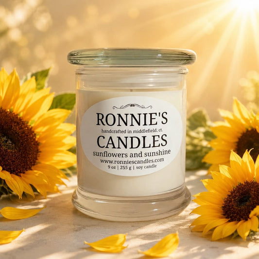 Sunflowers and Sunshine 100% Soy Candle - Ronnie's Candles LLC