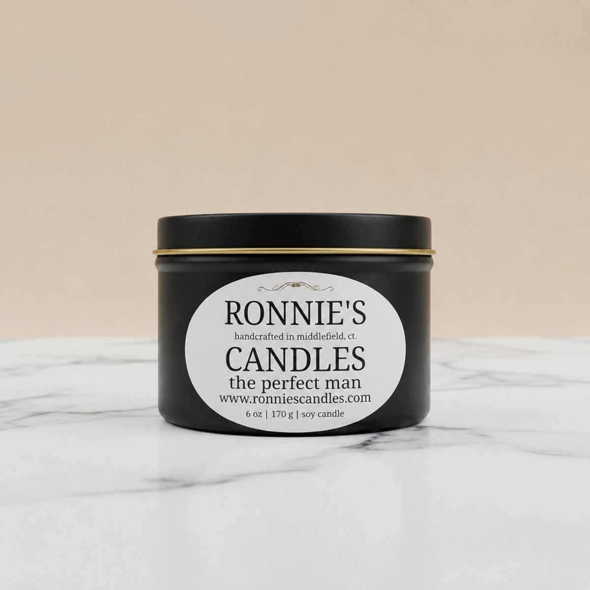 The Perfect Man 100% Soy Candle - Ronnie's Candles LLC