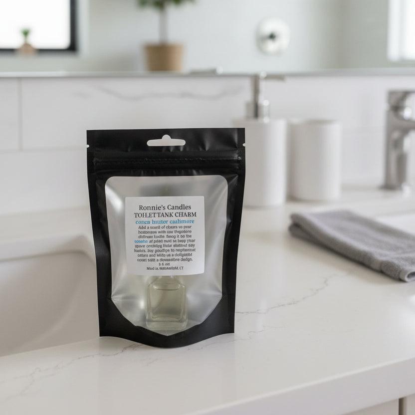 Toilet tank charms fragrance dispenser designed to freshen bathrooms with long-lasting scent and elegant appeal