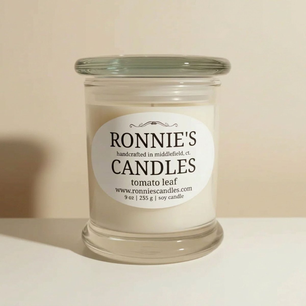 Tomato Leaf 100% Soy Candle - Ronnie's Candles LLC
