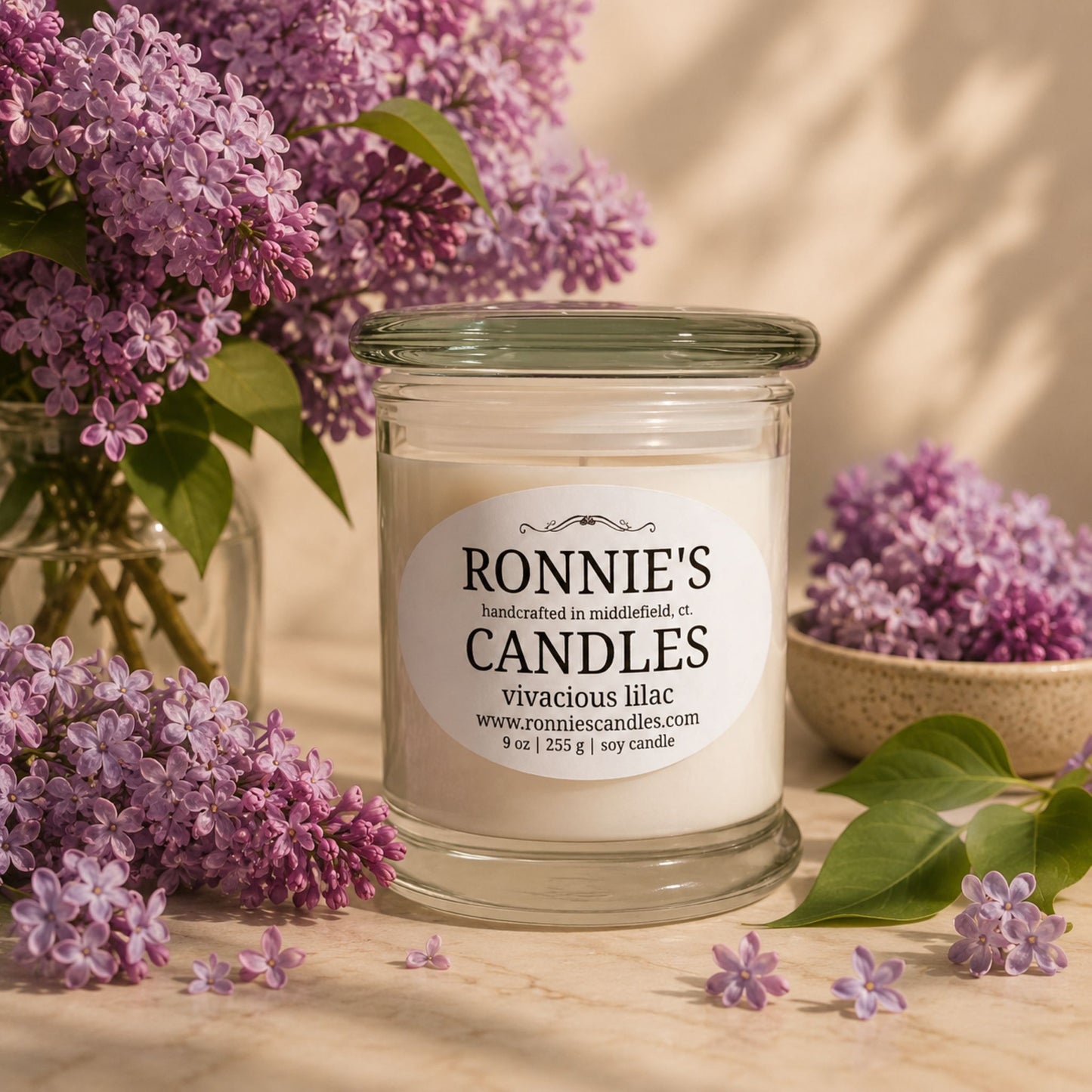 Vivacious Lilac 100% Soy Candle