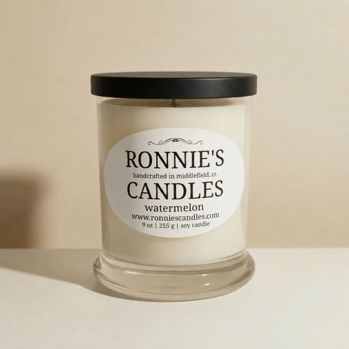 Watermelon 100% Soy Candle - Ronnie's Candles LLC