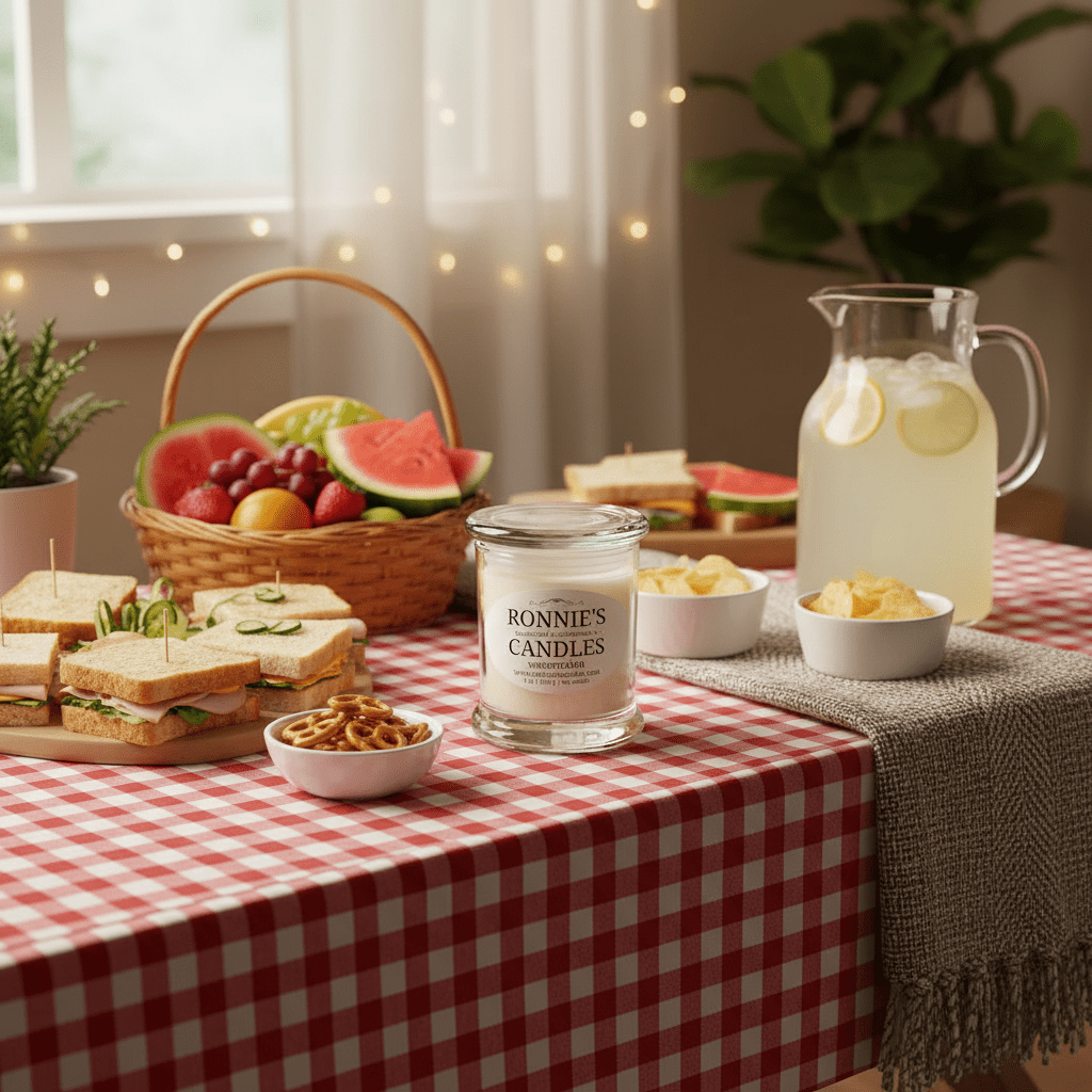 Watermelon soy candle with fruit scented aroma, perfect summer candle for a refreshing ambiance