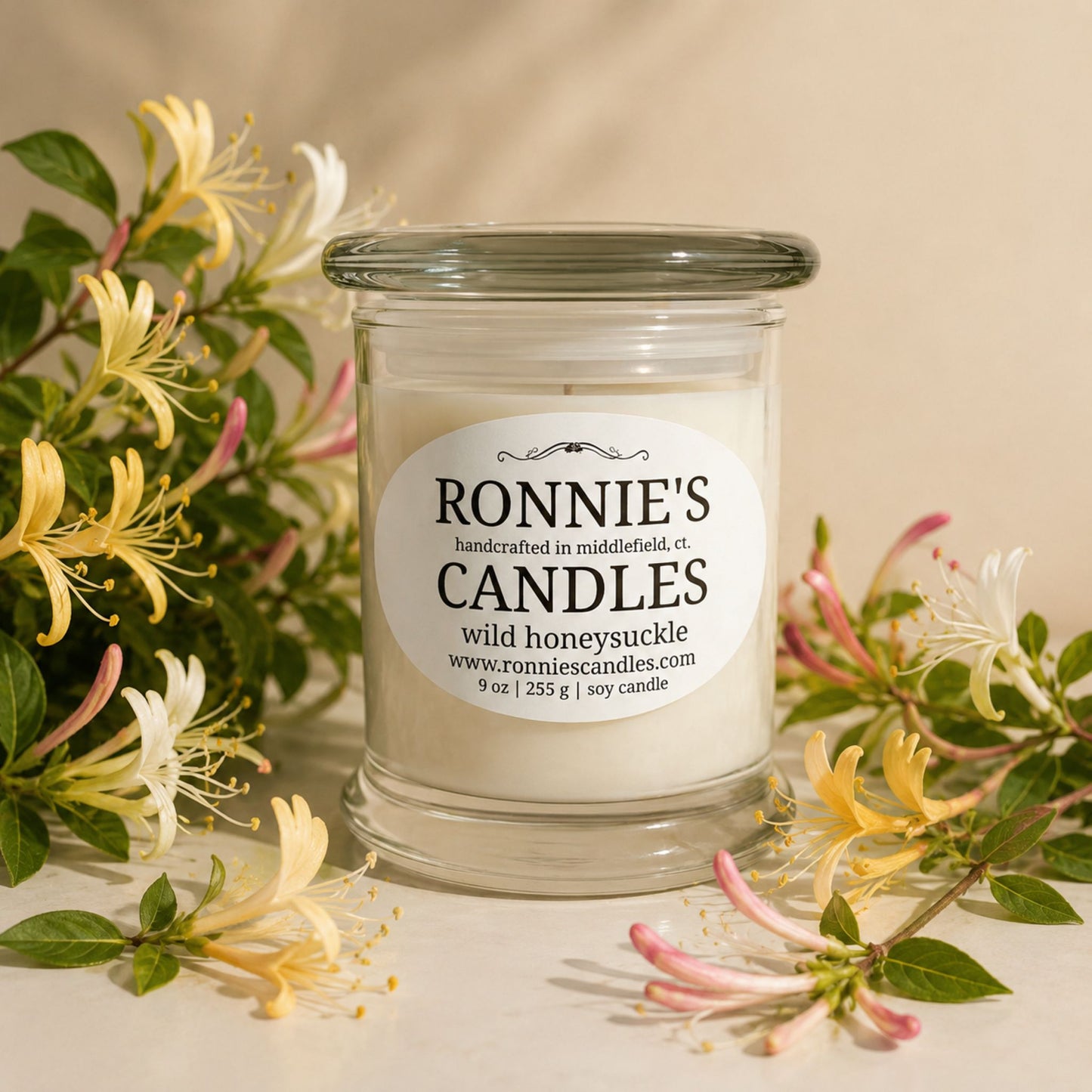 Wild Honeysuckle 100% Soy Candle